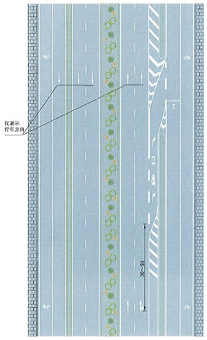 出口标线设置示例